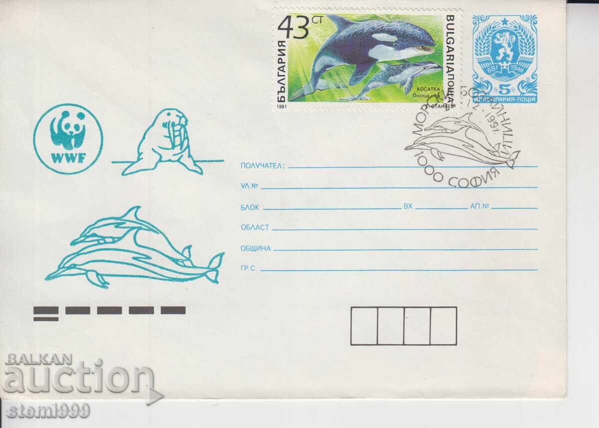 Ταχυδρομικός φάκελος πρώτης ημέρας WWF Animals