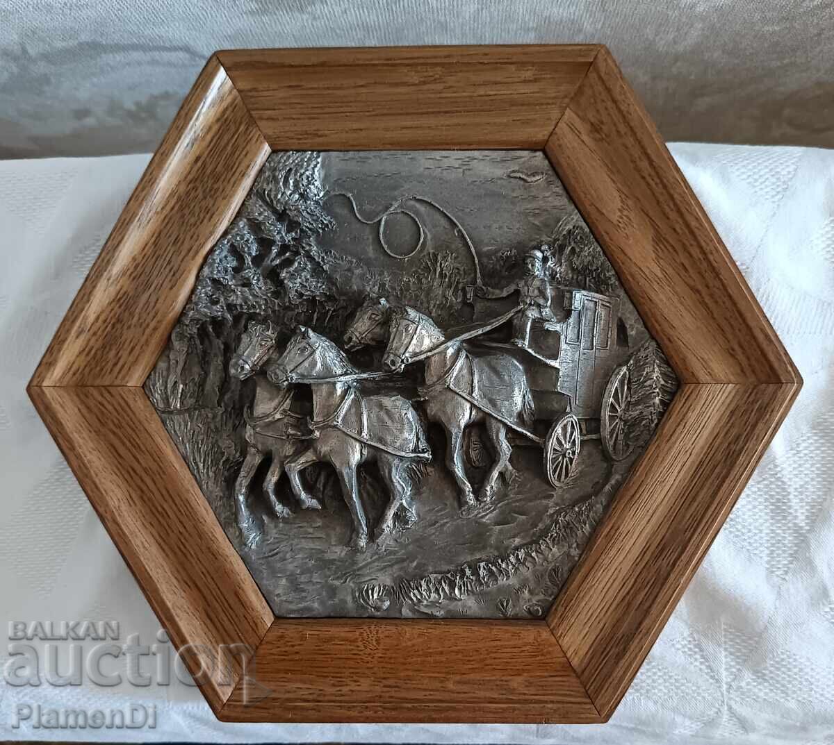 Tablou de colecție din bronz, panou - 6 Tablou de colecție din bronz, panou - 6