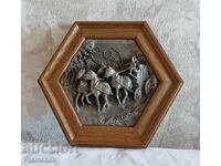 Συλλεκτικός πίνακας από ορείχαλκο, πανοραμικός