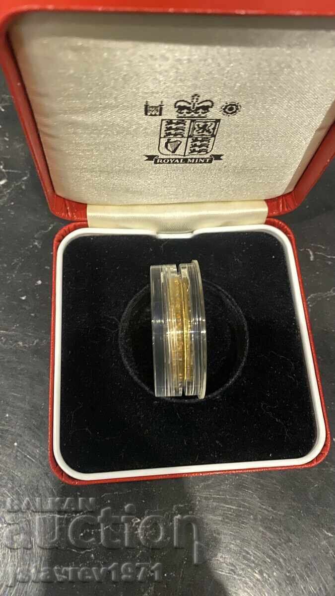 Licitație 2 lire argint 24gr