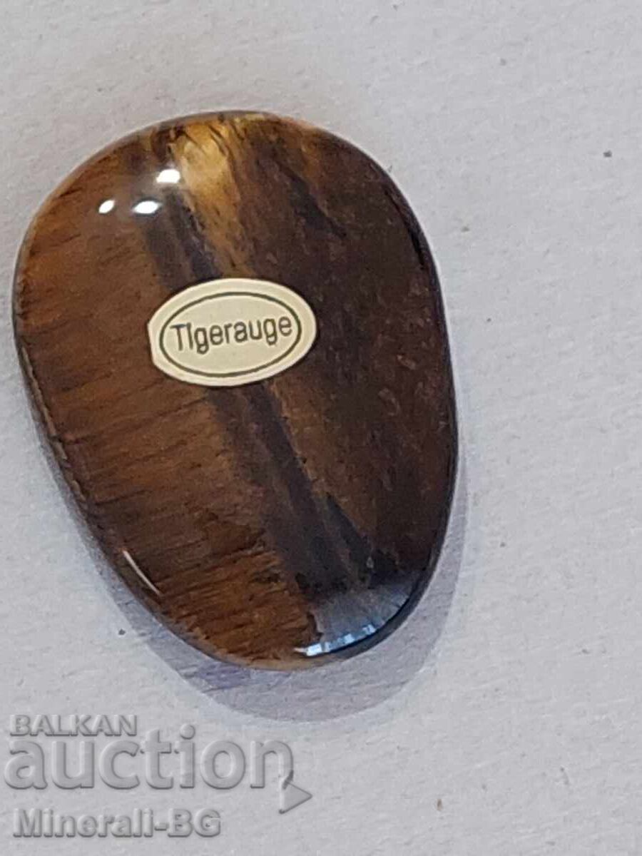 Палецов минерал за масаж от тигрово око.