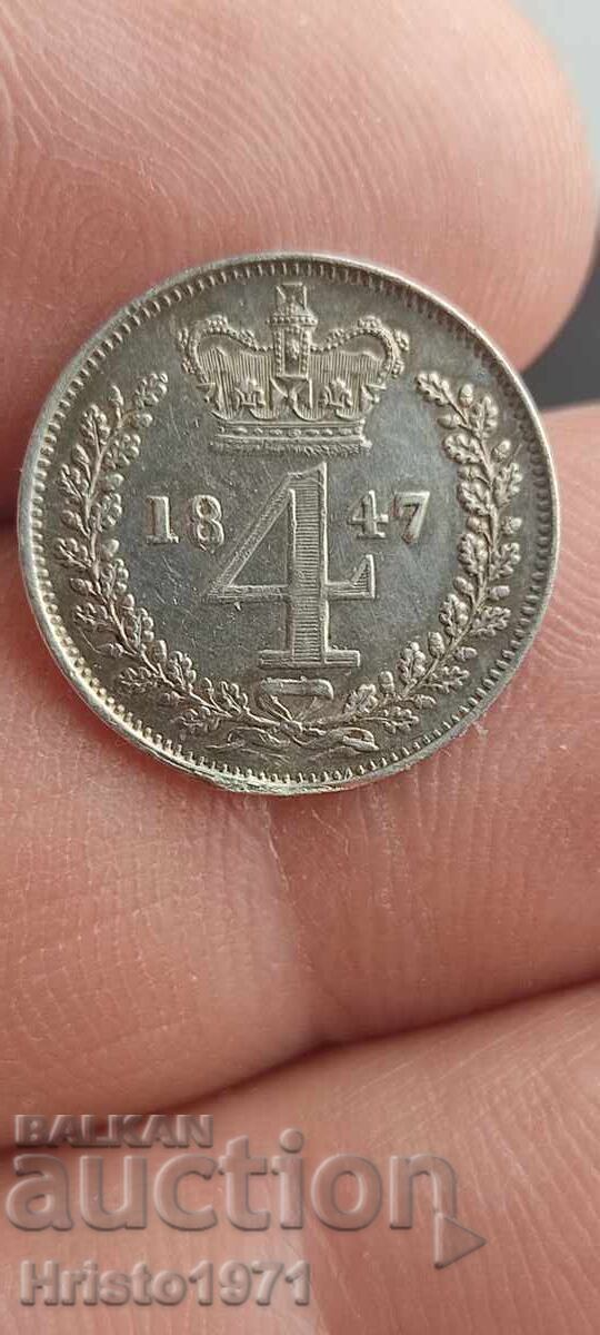 4 pence 1847