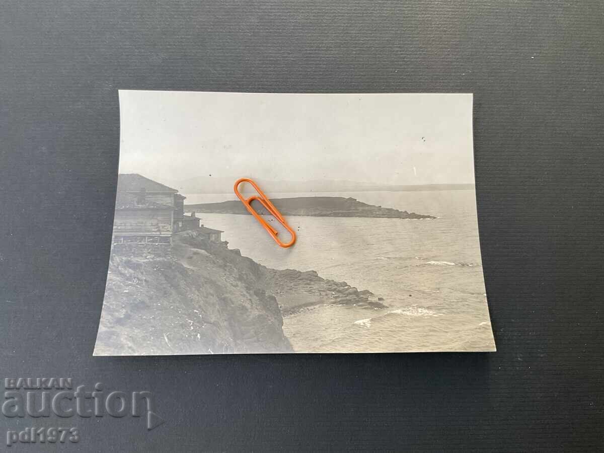 Old photo Sozopol St. Kirik Island 1920 Old photo Sozopol St. Kirik Island 1920