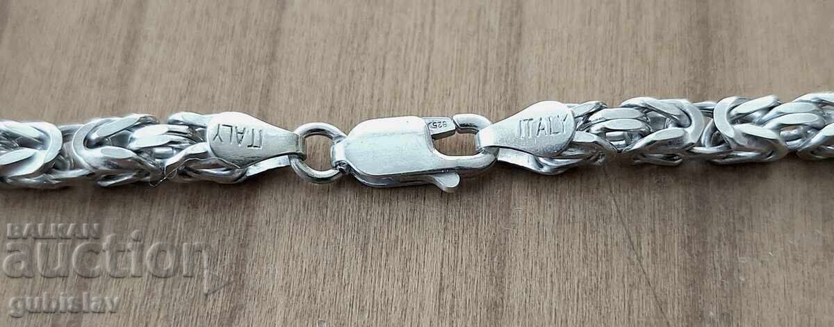 Сребърен синджир, 0.925, Made in Italy, 37.84 гр. с цена € 100.00 | 195.58 лв.