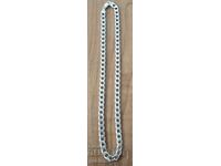 Silver chain, 0.925, Cuban link, 60.42 g