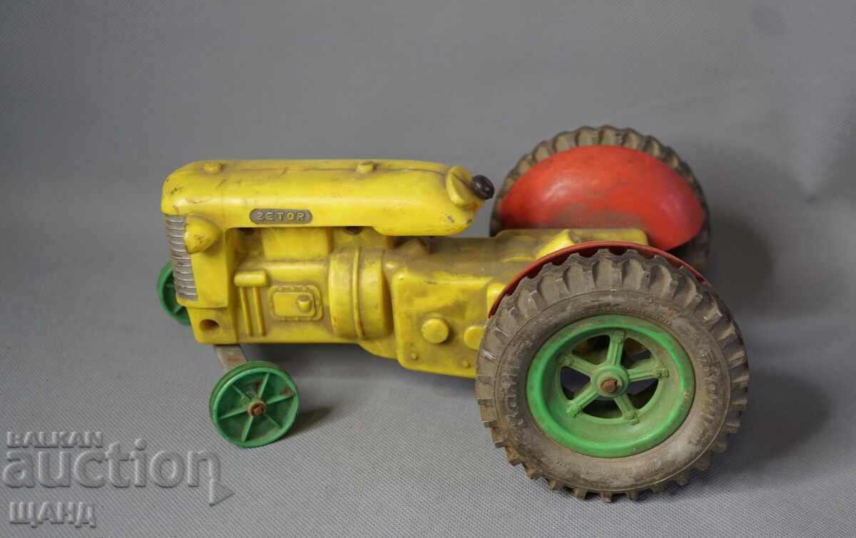 Veche Jucărie Rară din Plastic Model Tractor ZETOR