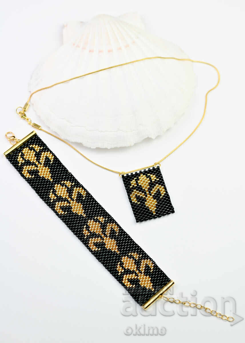 Iris auriu - brățară și colier cu preț € 95.00 | 185.80 BGN