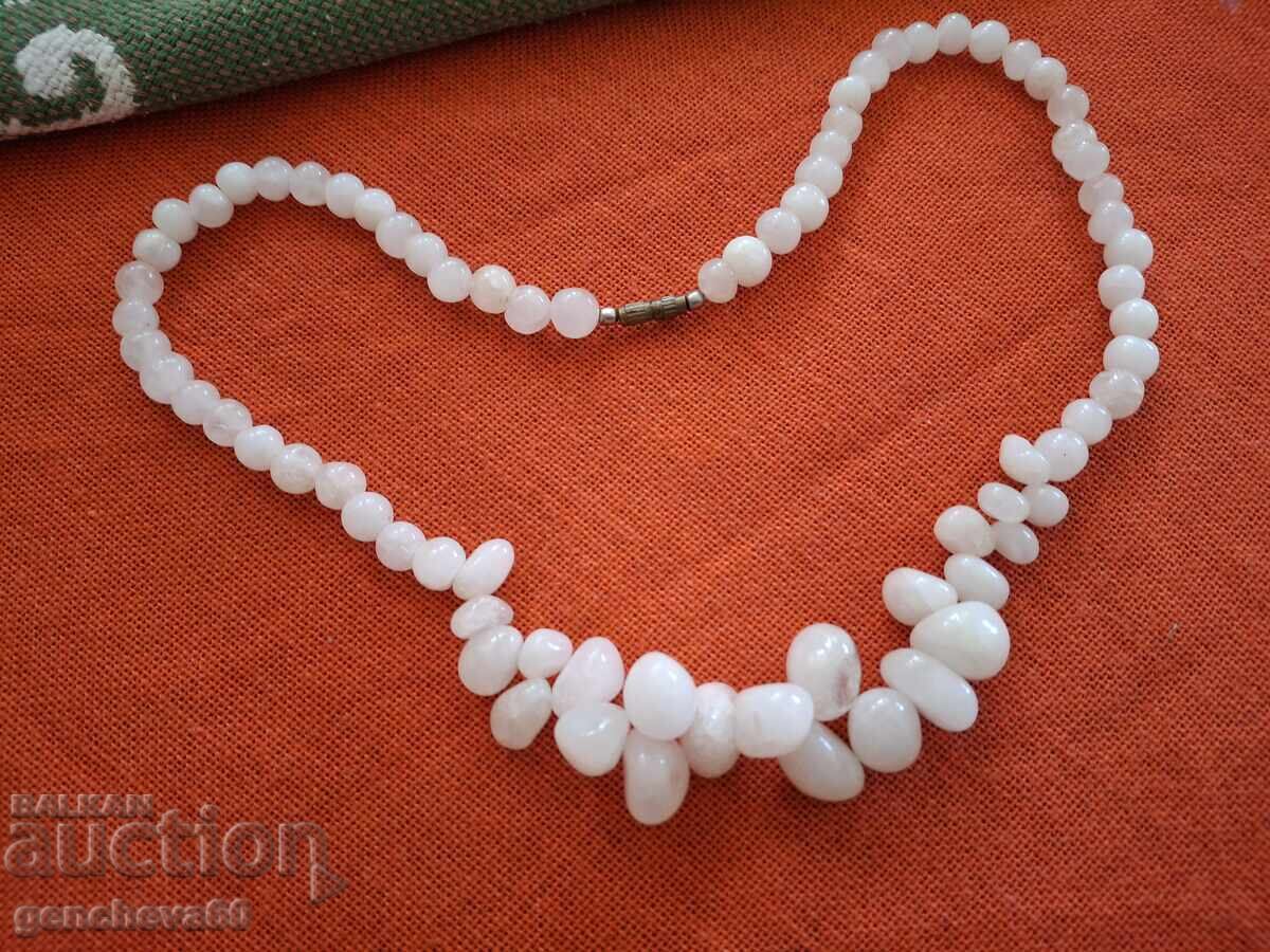 Colier vintage din cuarț natural - 5