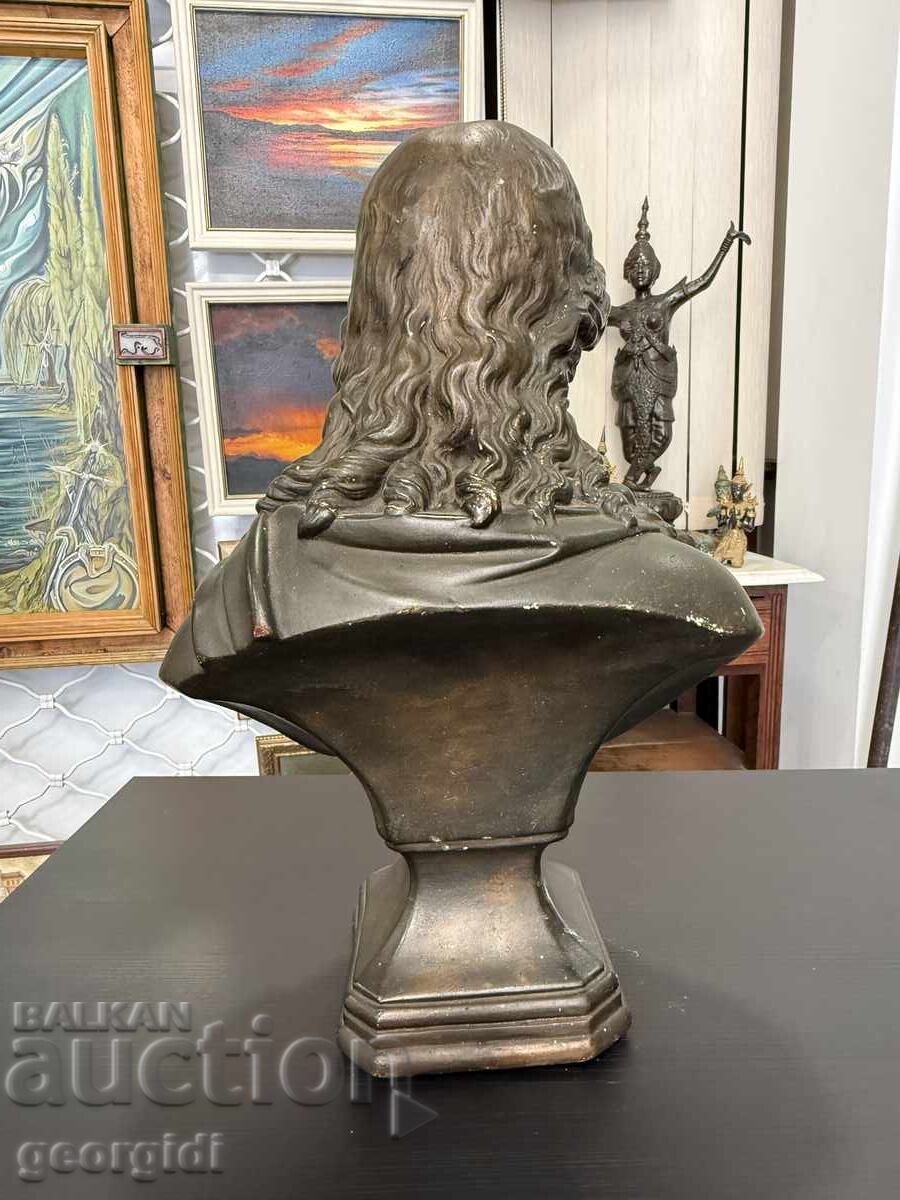 Bust de ipsos pictat al lui Isus Hristos, - „Sfânta Inimă” nr. 7935 - 5