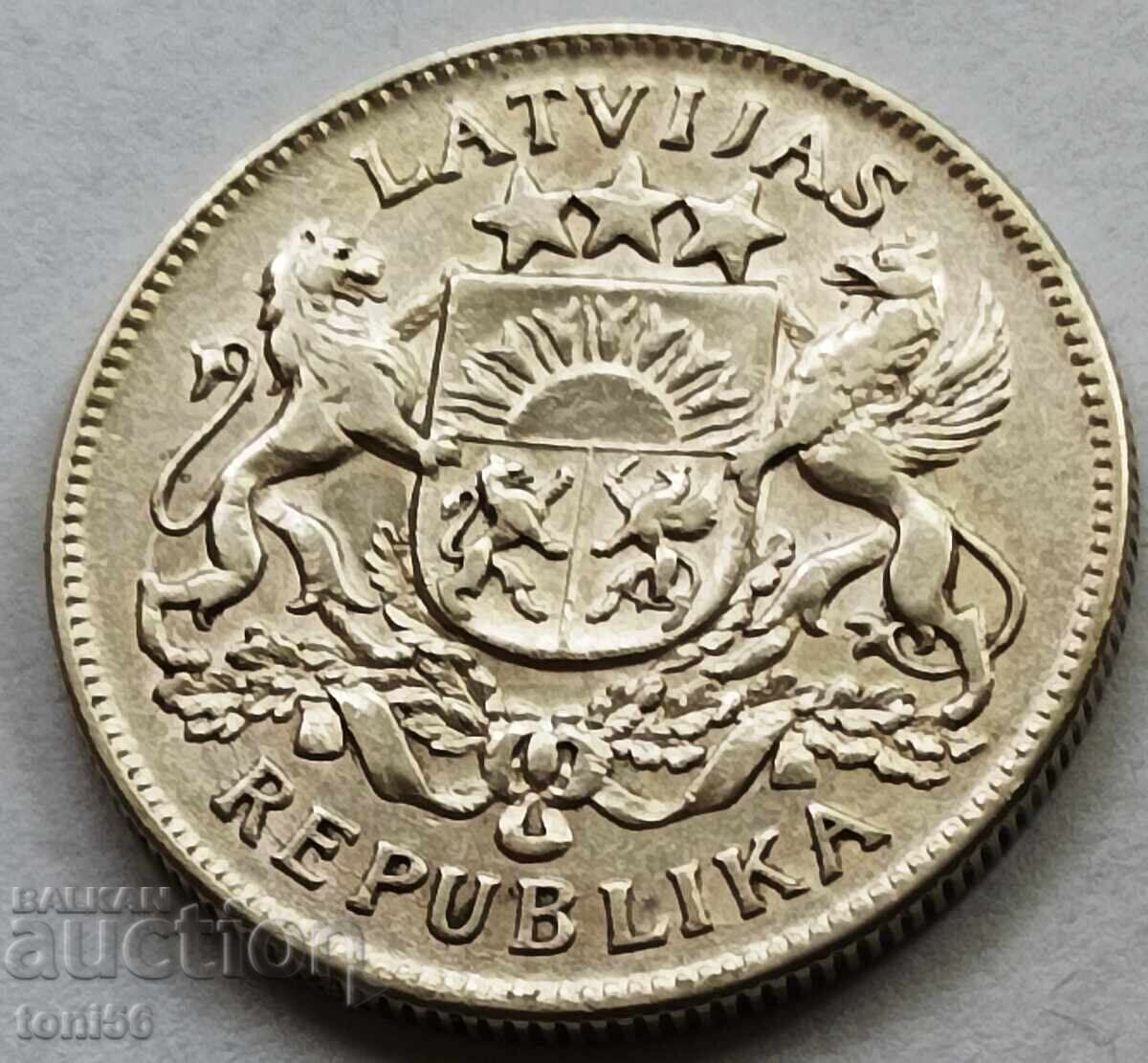 Latvia 2 lats 1925 - 5