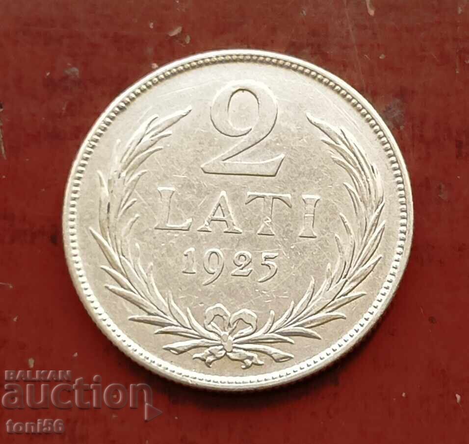 Латвия 2 лати 1925