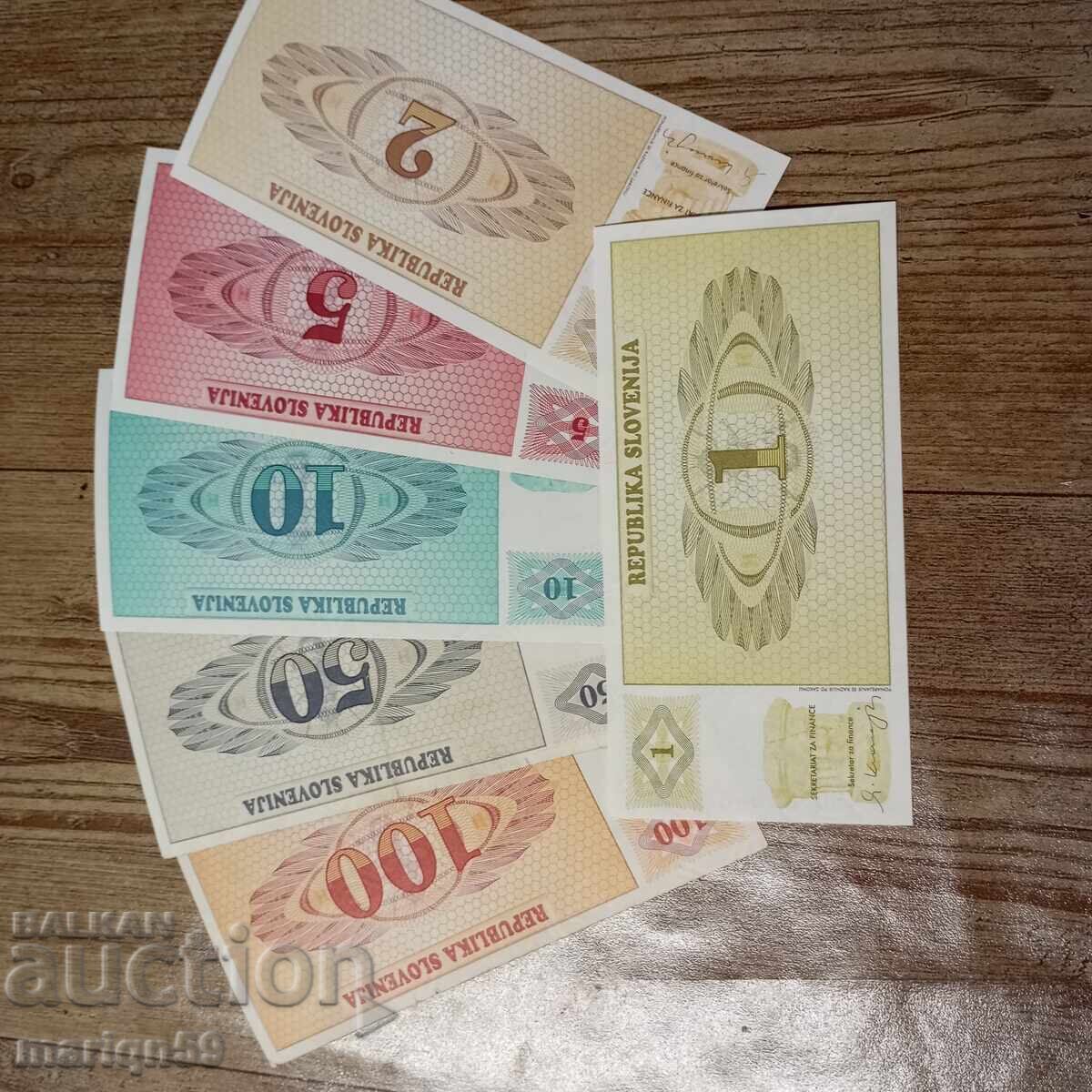 Licitație Lot UNȚ - Slovenia - 1992 Licitație Lot UNȚ - Slovenia - 1992