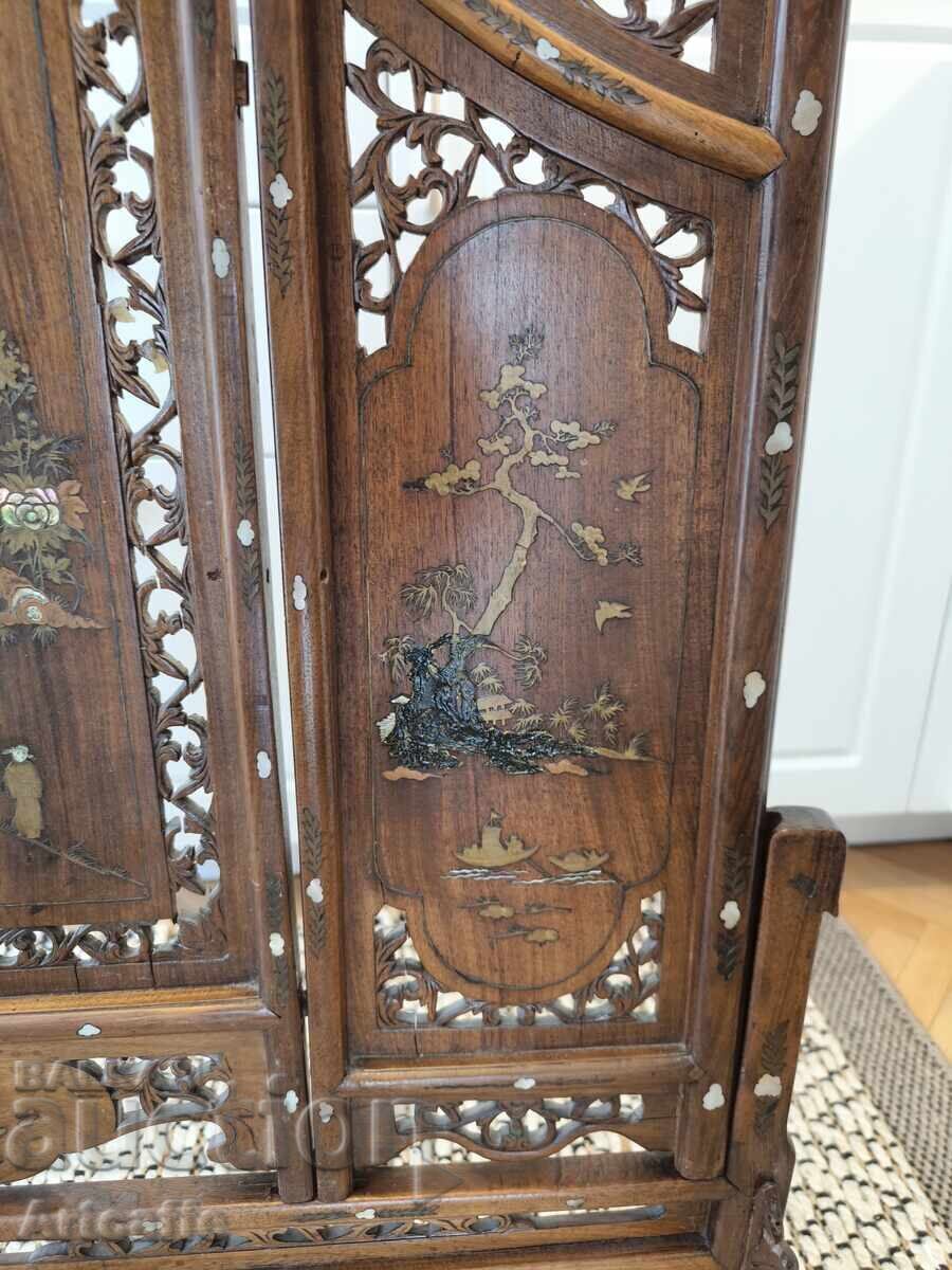 Παράδοση Ξύλινο παραβάν Κίνα, δυναστεία Τσιν Παράδοση Ξύλινο παραβάν Κίνα, δυναστεία Τσιν