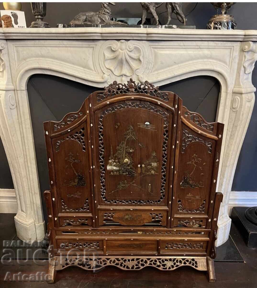 Ξύλινο παραβάν Κίνα, δυναστεία Τσιν - 7 Ξύλινο παραβάν Κίνα, δυναστεία Τσιν - 7