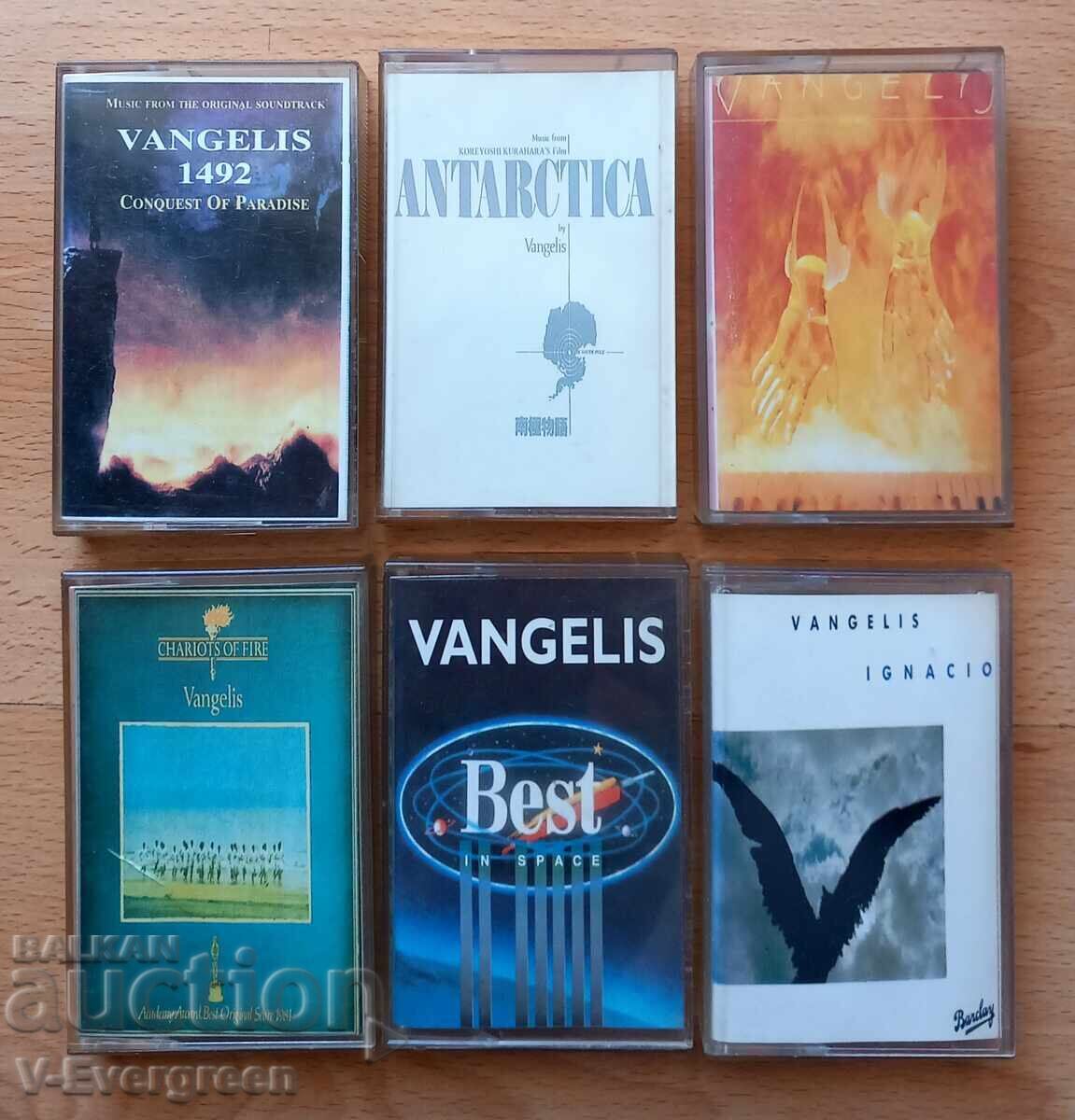 Vangelis 6 pcs. audio cassettes lot Vangelis