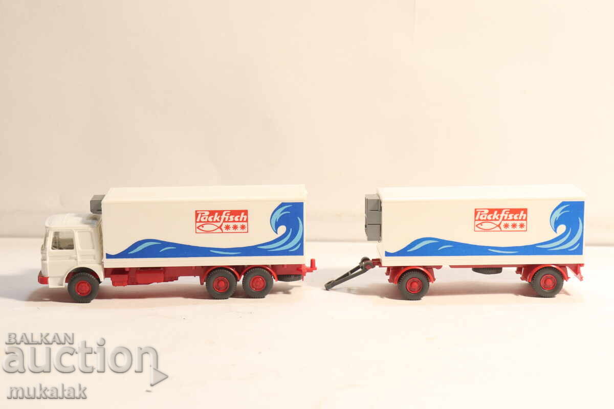 WIKING 1:87 H0 MAN TRUCK TRAILER MODEL