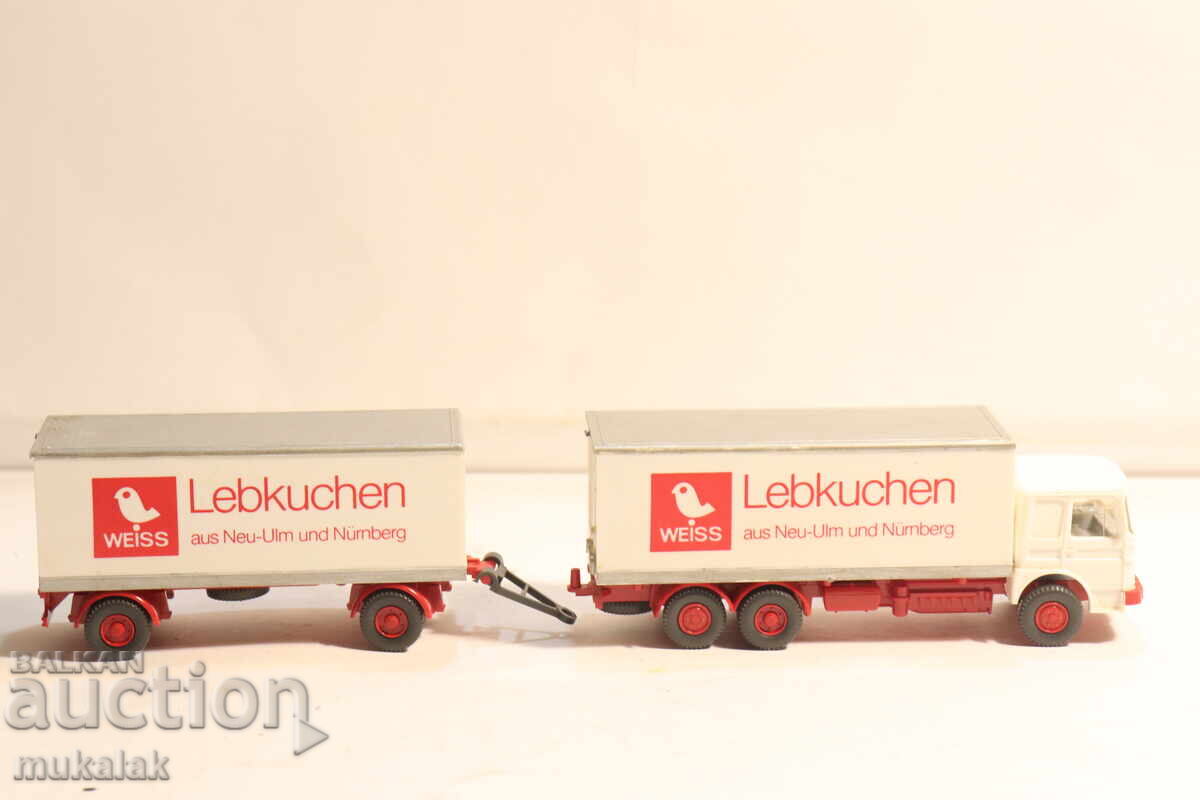 WIKING 1:87 H0 CAMION MAN MAN REMORCA MODEL - 5
