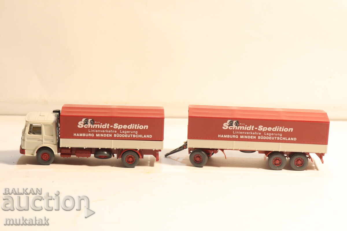 WIKING 1:87 H0 CAMION MAN MAN REMORCA MODEL