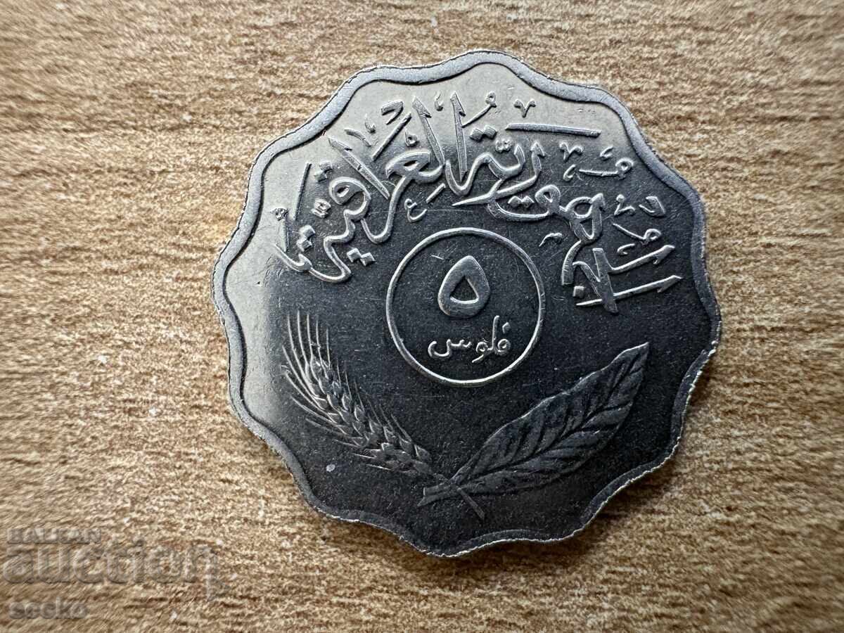 Irak - 5 fils (1975)