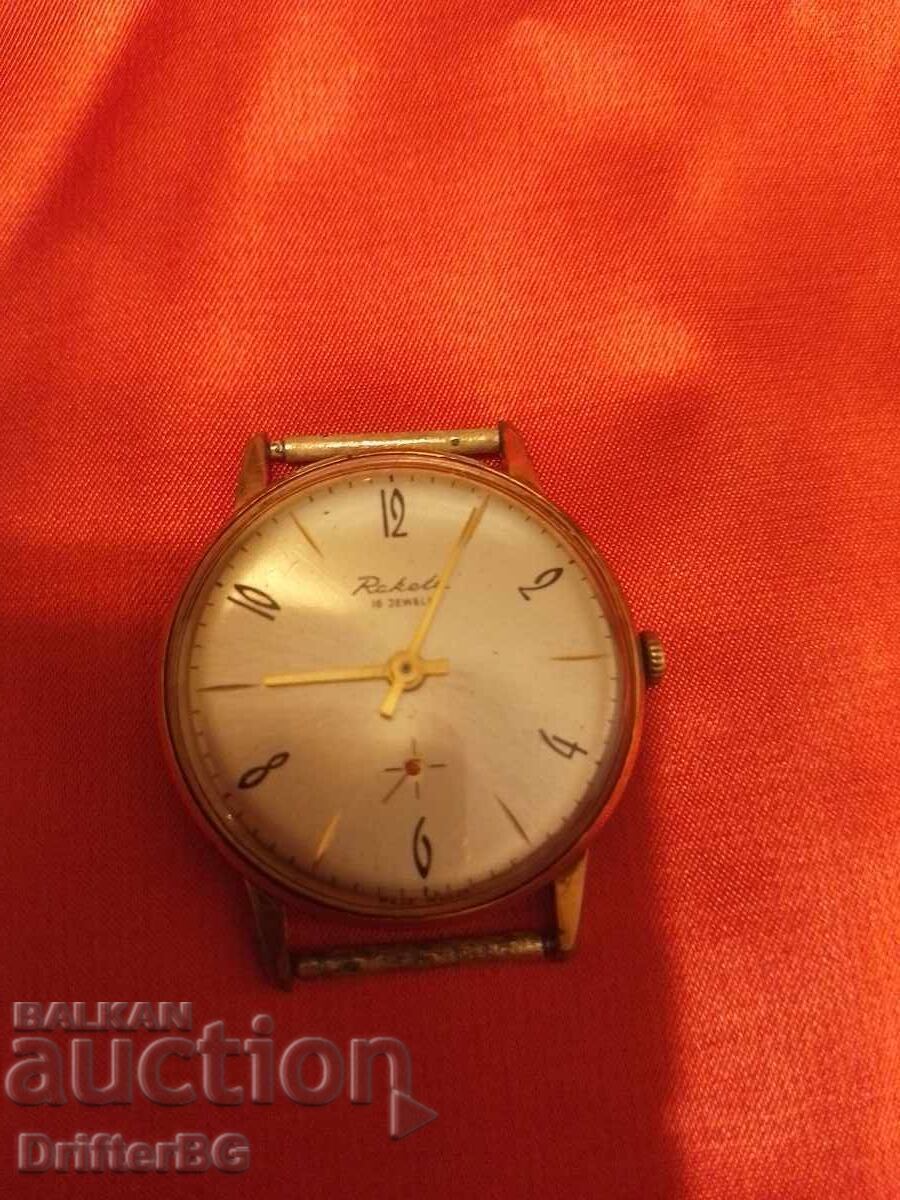 Ceas Racheta cu dedicație, placat cu aur - 6