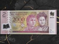 Τραπεζογραμμάτιο - Παραγουάη - 2000 πέσος UNC | 2023