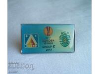 Football badge - FC Levski - FC Sporting, 2010, UEFA