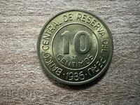 Peru - 10 centimos (1985)