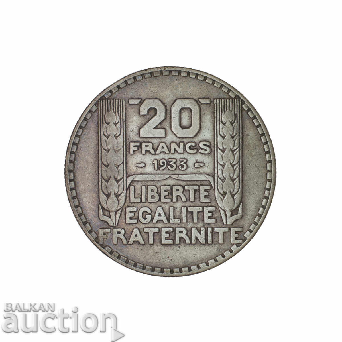 20 Franci 1933 - Franța cu preț € 37.00 | 72.37 BGN