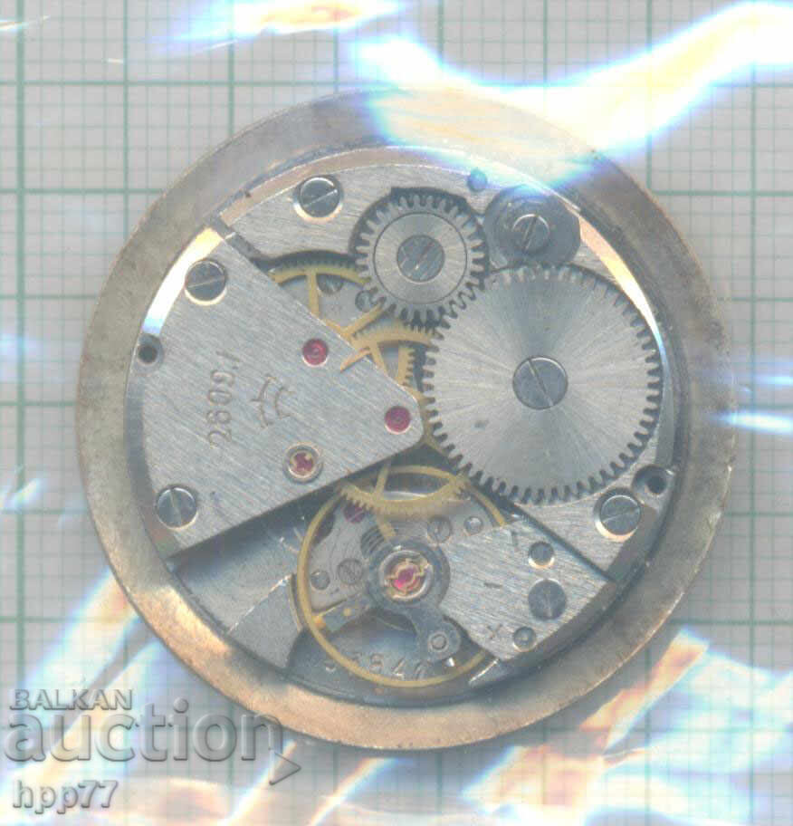 clock mechanism 107 with price € 1.01 | 1.98 BGN