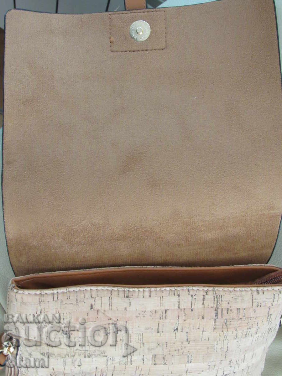 Geantă-rucsac damă din plută, Portugalia - 6