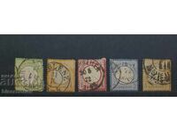 1872, Germany, German Empire, with postage stamps