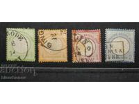 1872, Γερμανία, Γερμανική Αυτοκρατορία, με γραμματόσημα