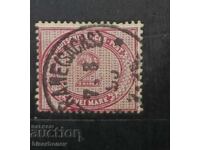 1890  г, Германия, Немска империя, с филателни лепенки