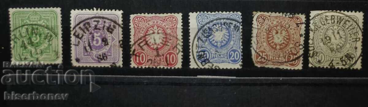 1884, Germania, Imperiul German, cu autocolante filatelice 1884, Germania, Imperiul German, cu autocolante filatelice