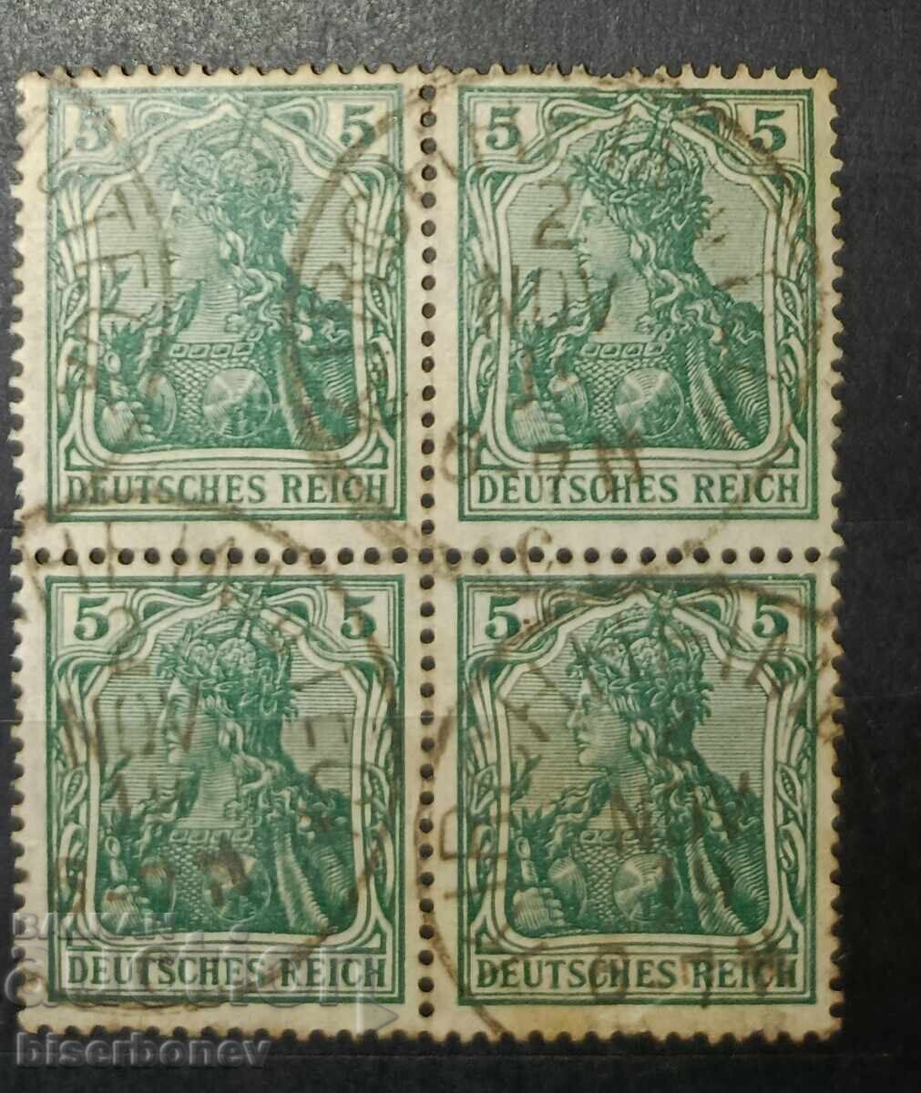 1902, Germania, Imperiul German, cu autocolante filatelice