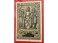 Банкнота-Германия-Тюрингия-Ремда-50 пфенига 1921