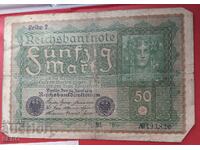 Bancnotă-Germania-50 de mărci 1919