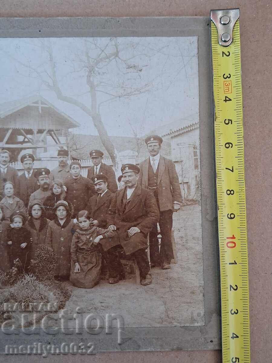 Grup portret fotografie poză feroviari BDZ C-vo Bulgari - 6