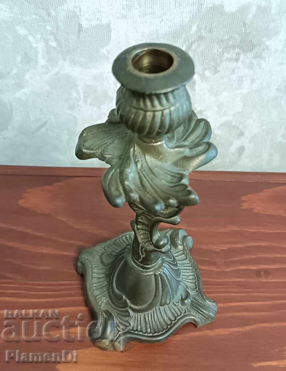 Licitație Suport de lumânări vintage, decorativ, din bronz/alamă