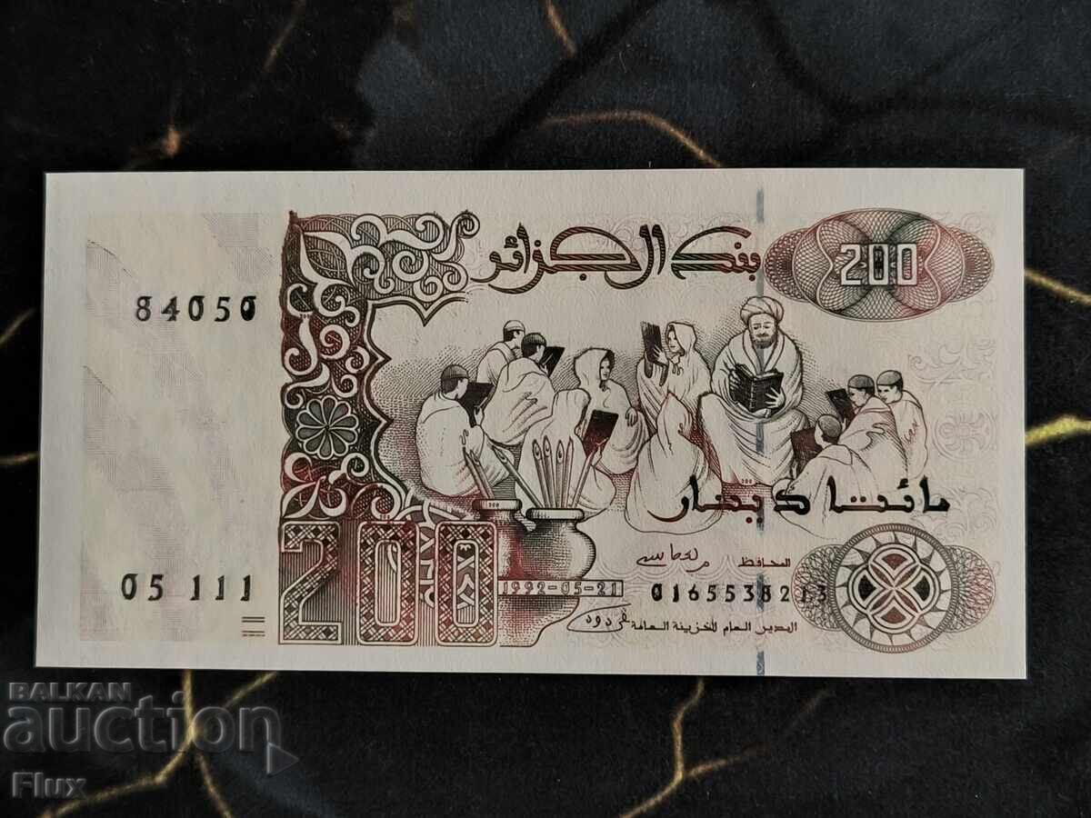 Bancnotă - Algeria - 200 dinari UNC | 1992 cu preț € 10.00 | 19.56 BGN