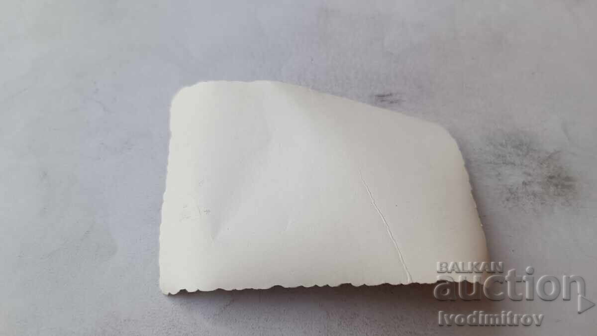 Fotografie doi bărbați în costume de baie în fața unor bungalouri cu preț € 0.76 | 1.49 BGN