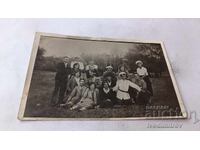 Снимка Берковица Офицери младежи и девойки 1933