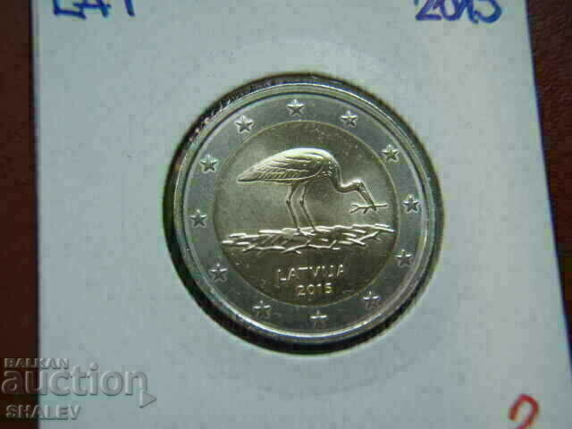 Livrarea 2 euro 2015 Letonia „Schutzprograme” (2) Letonia Unc (2 euro)