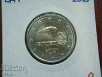 2 euro 2015 Latvia "Schutzprograme" (2) Латвия Unc (2 евро)