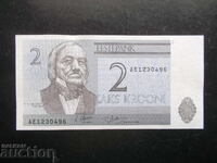 ESTONIA, 2 coroane, 1992, UNC-