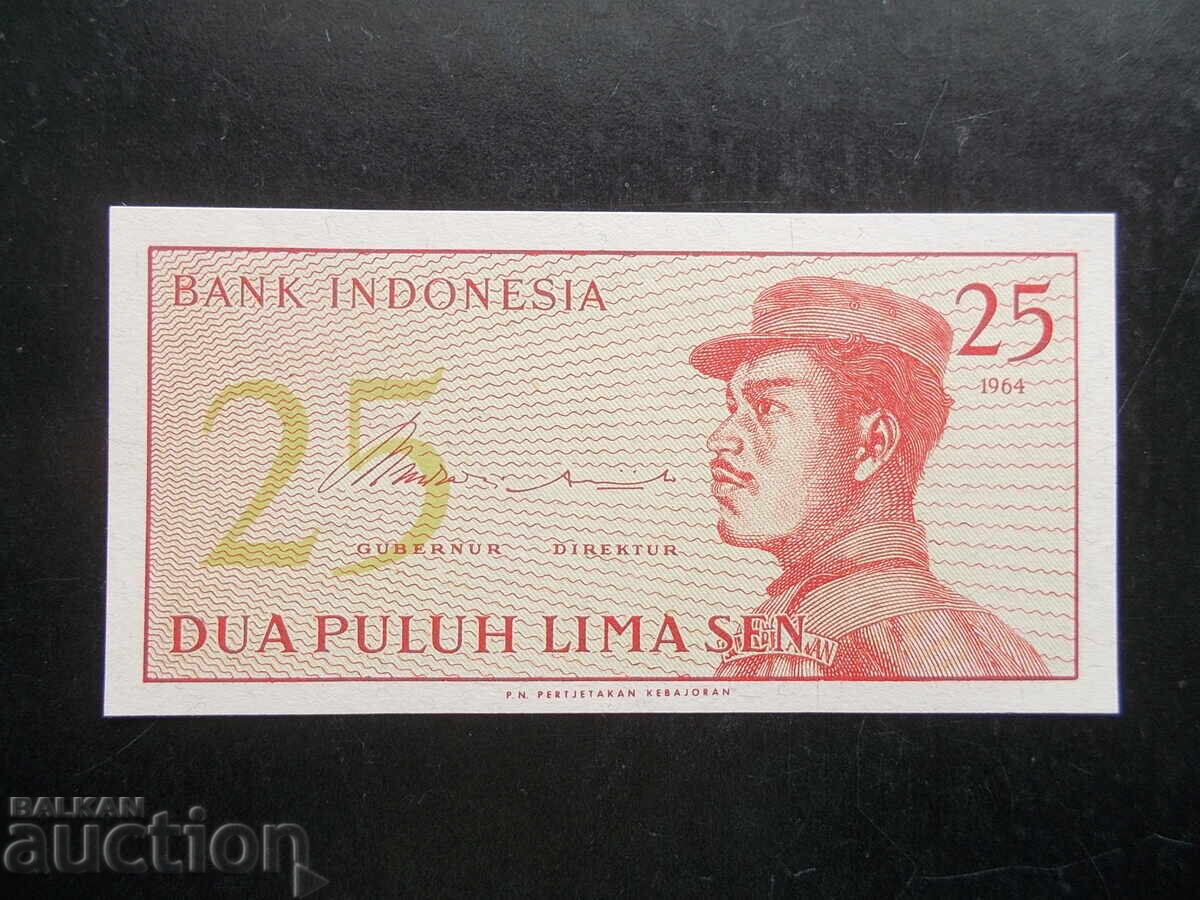 INDONEZIA, 25 sep, 1964, UNC