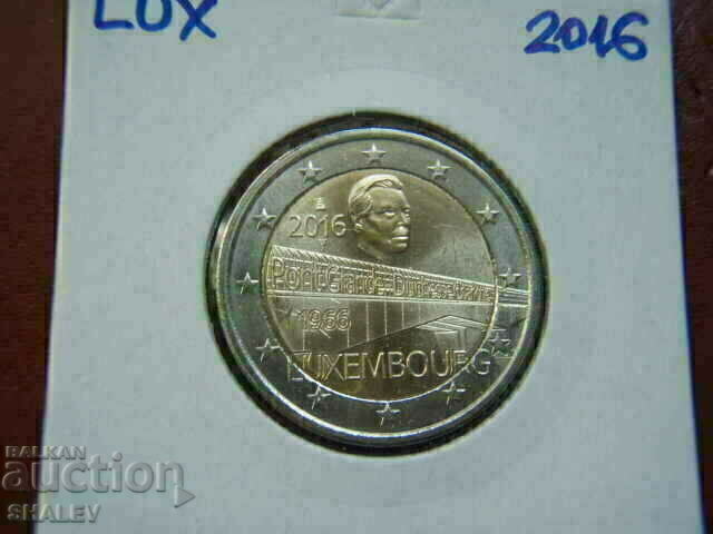 2 ευρώ 2016 Λουξεμβούργο "Γέφυρα του Καρόλου" Λουξεμβούργο (2 ευρώ) με τιμή € 6.19 | 12.11 BGN