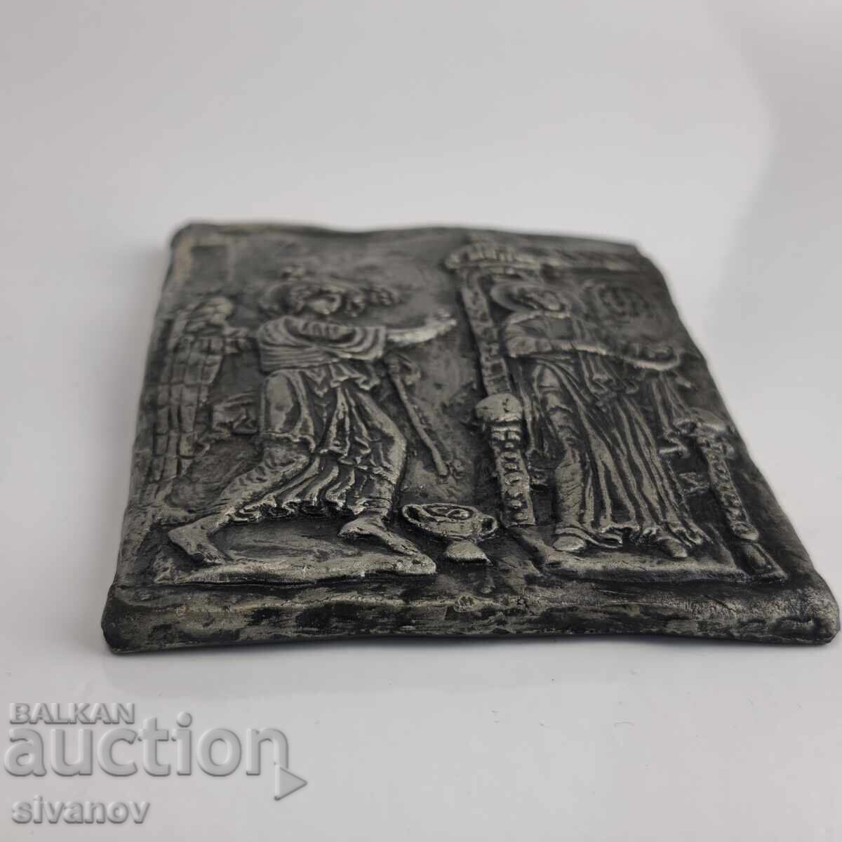 Ceramică religioasă decorativă iconiță ROM St. Zagora #6310 - 5