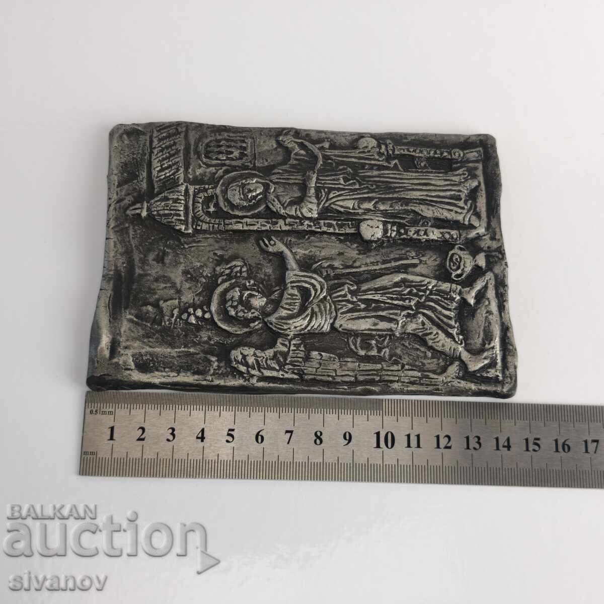 Ceramică religioasă decorativă iconiță ROM St. Zagora #6310 - 6