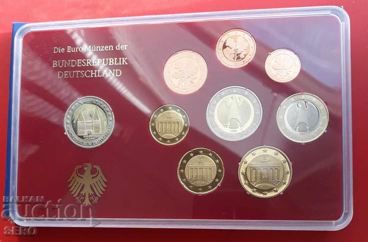 Licitație Germania - SET 2006 D-München de 9 monede/2x2 euro/ Licitație Germania - SET 2006 D-München de 9 monede/2x2 euro/